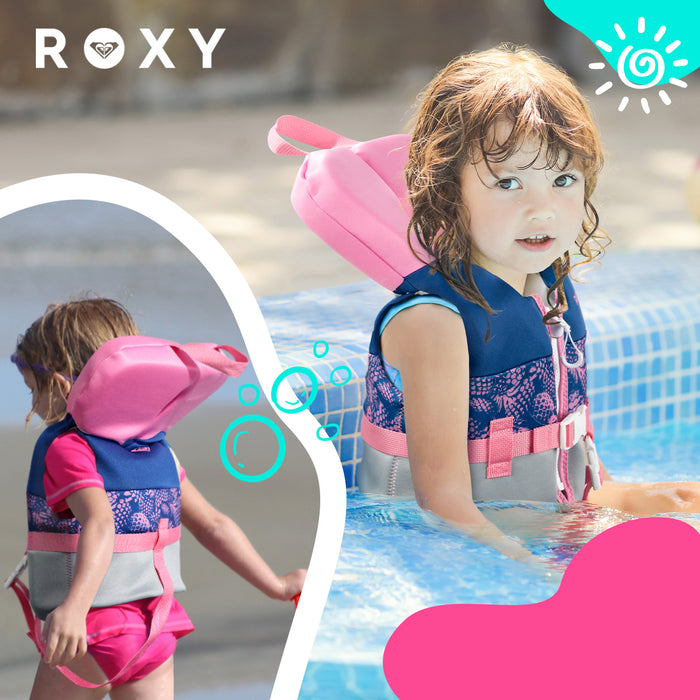 ROXY CGA Life Vest for Infant under 33 lbs, Evoprene Fabric and PVC Foam, With Quick-Release Buckle & Leg Strap, for Baby Boating Fishing & Kayaking