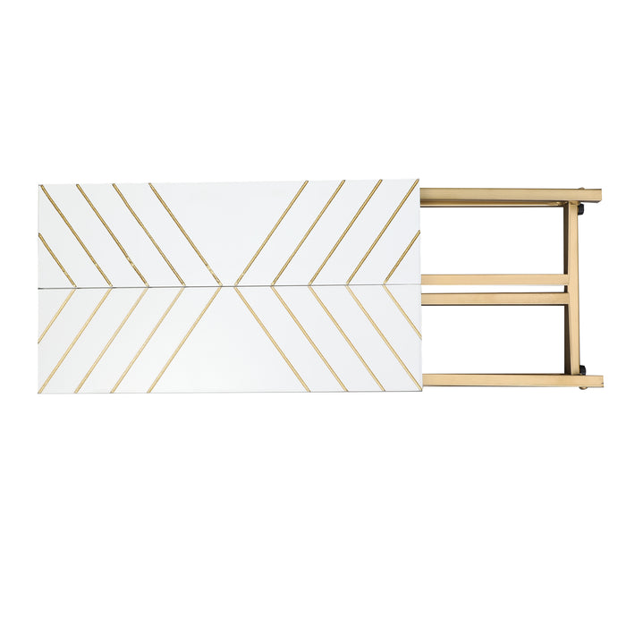 C Shaped End Table, Small Side Tables for Sofa Bed, Couch