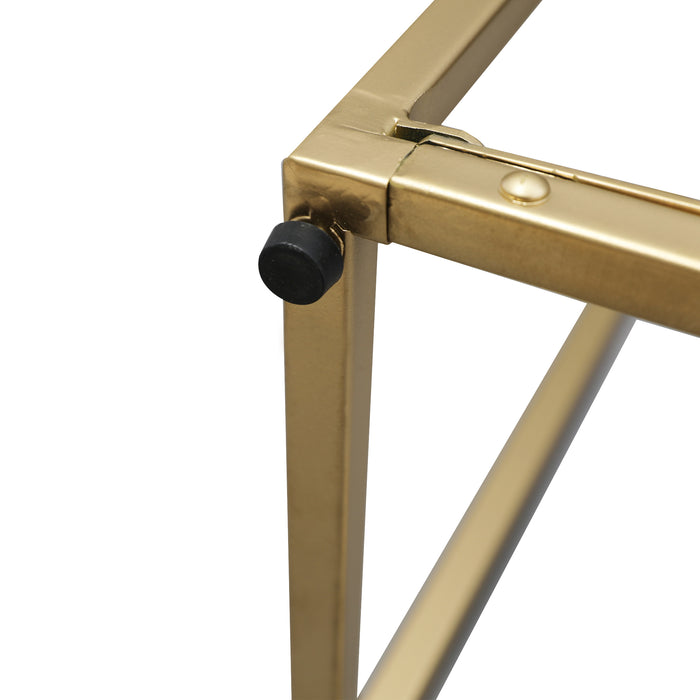C Shaped End Table, Small Side Tables for Sofa Bed, Couch