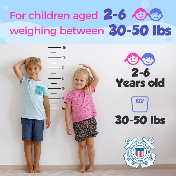 Body Glove Paddle Pals Motion Life Jacket - USCG Approved Kids Vest, ULC Approval