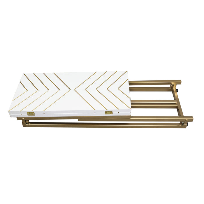 C Shaped End Table, Small Side Tables for Sofa Bed, Couch