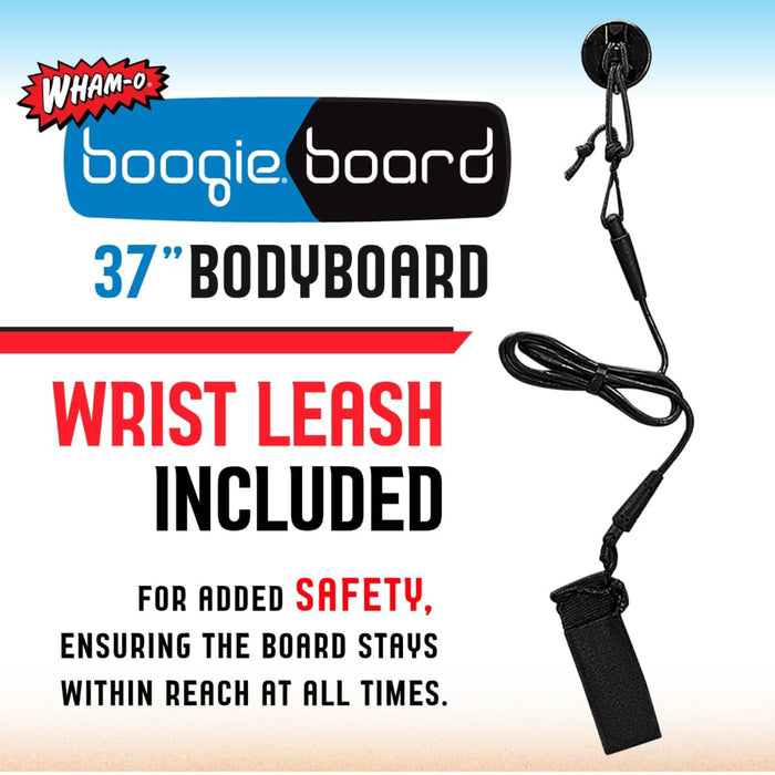 Wham-O 37" Body Boards with EPS Core Wrist Leash for Beach Adults Kids All Wave Conditions