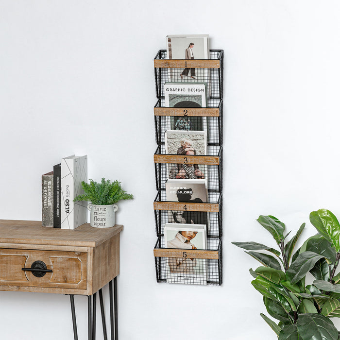 Matazzoni Wall Organizer with Wall Baskets