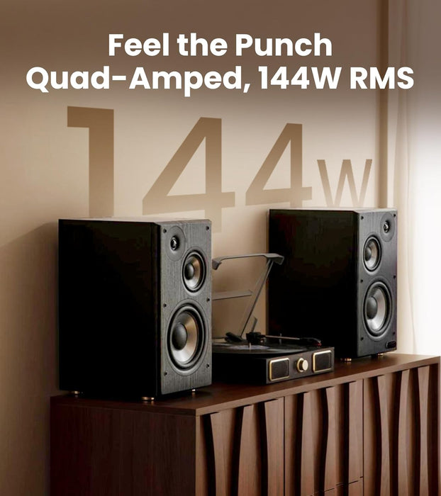 Edifier R2750DB MKII 3-Way Powered Bookshelf Speakers, 144W RMS,