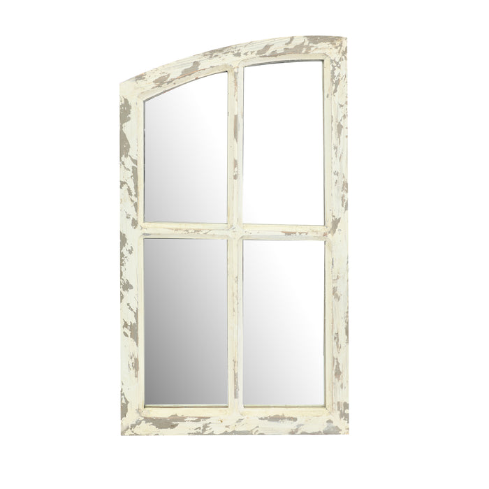 Farmhouse Arch Wood Window Pane Mirror(Set of 2)