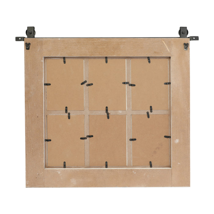 RiteSune Farmhouse 6-Opening 5x7 Wall Picture Frame