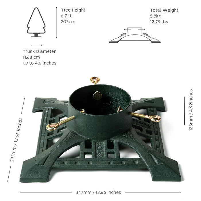 Ventray Christmas Tree Stand with Water Reservoir, Green