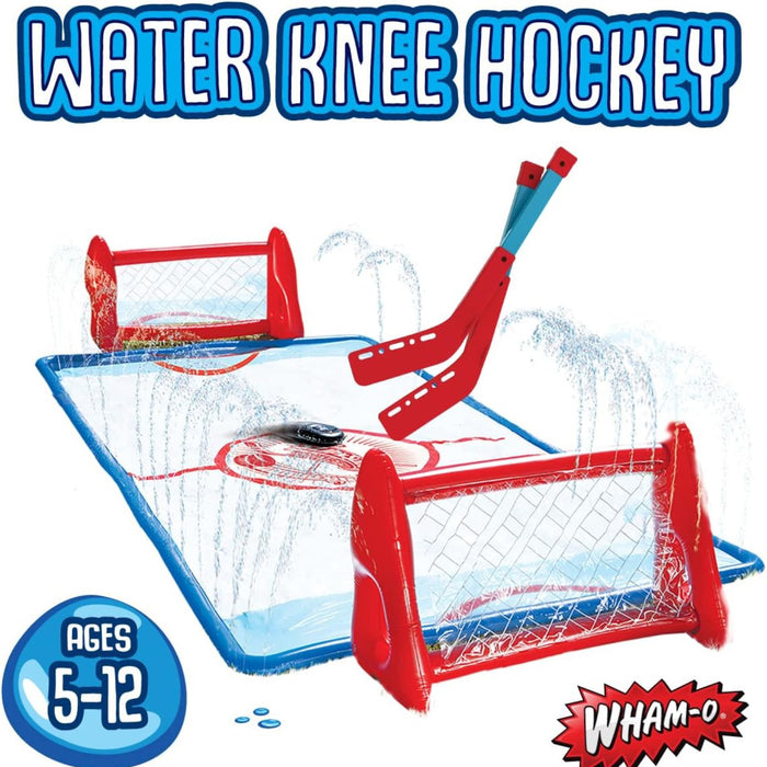 Wham-O Slip N Slide Water Knee Hockey Goals Set for Lawn Backyard