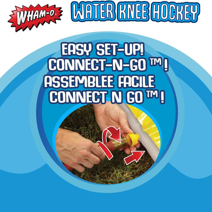 Wham-O Slip N Slide Water Knee Hockey Goals Set for Lawn Backyard