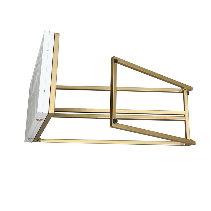 C Shaped End Table, Small Side Tables for Sofa Bed, Couch