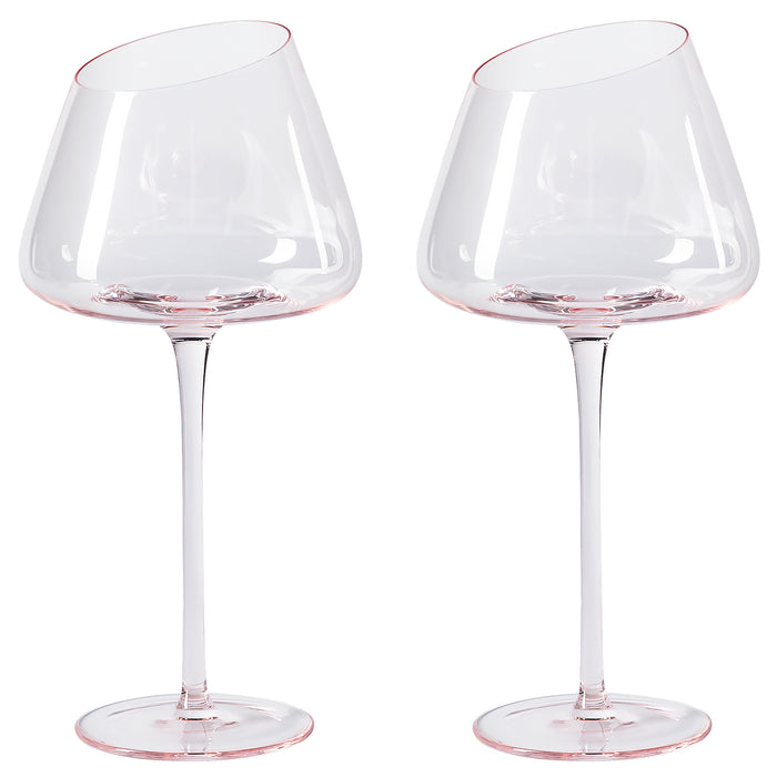 VENTRAY HOME Flamingo Wine Glasses with Gift Box, Set of 2