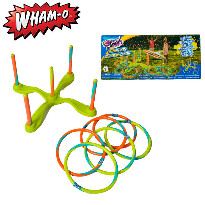 Wham-O Ring Toss Games for Kids and Adults, Indoor& Outdoor Ring Tossing Game, Yard Toss Game for Family and Friends