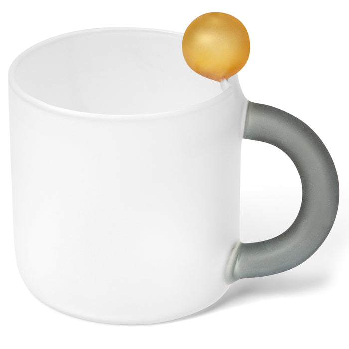 VENTRAY Home Irish Coffee Mug - Frosted Tea Glass Cup, Grey