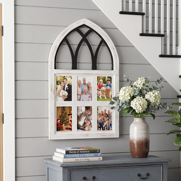 Farmhouse 4x6 6-Opening Picture Frame for Wall