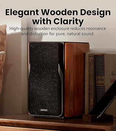 (Certified Refurbished) R1380DB Active Bluetooth Bookshelf Speakers
