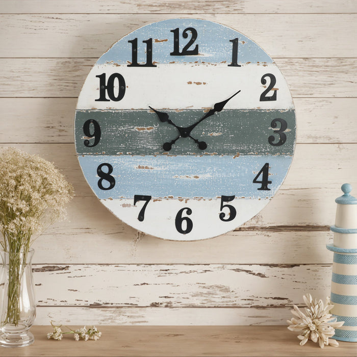 Aloisa 24 inch Wood Wall Clock
