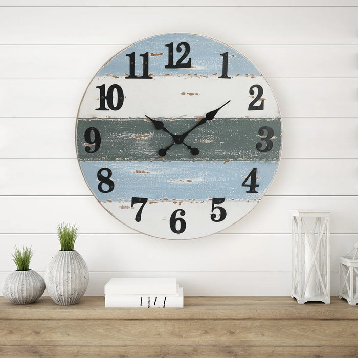 24" Wood Wall Clock
