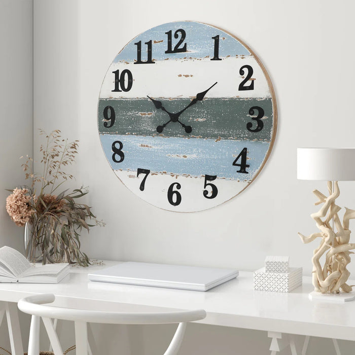 24" Wood Wall Clock