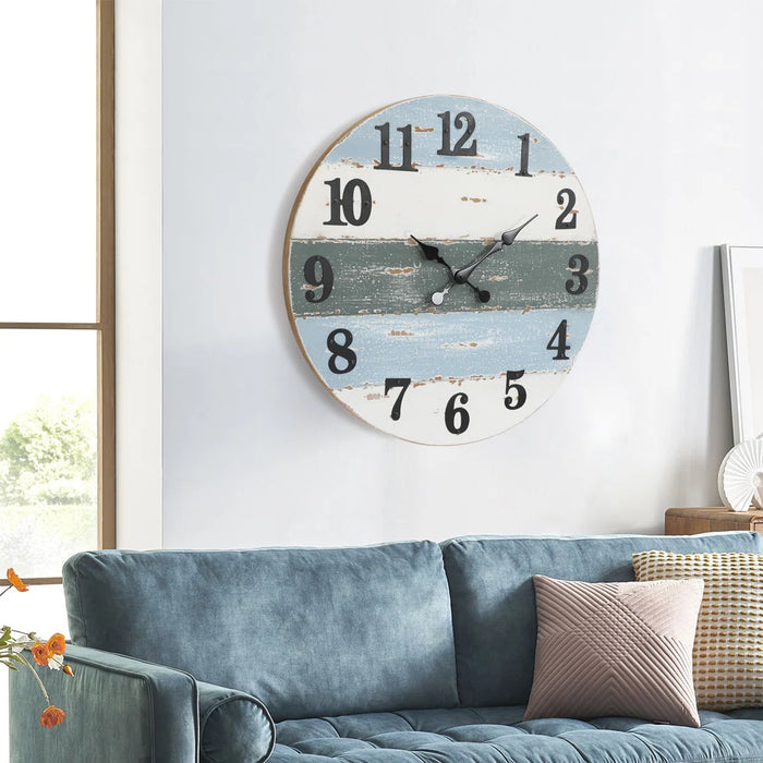 24" Wood Wall Clock