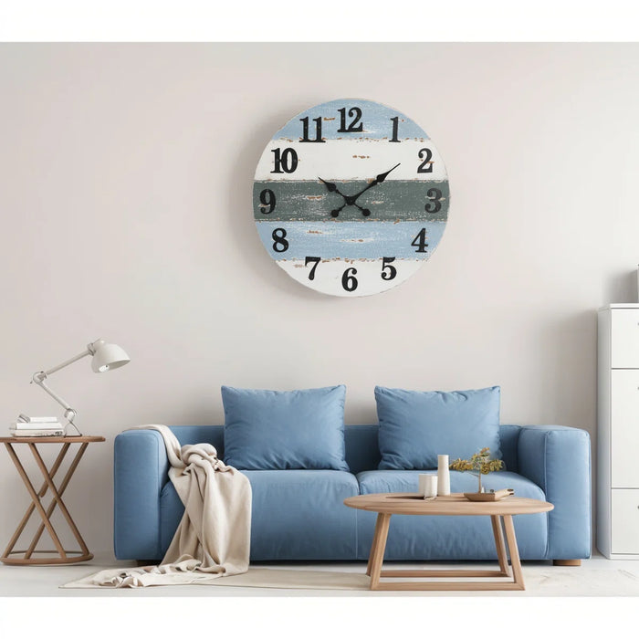 24" Wood Wall Clock