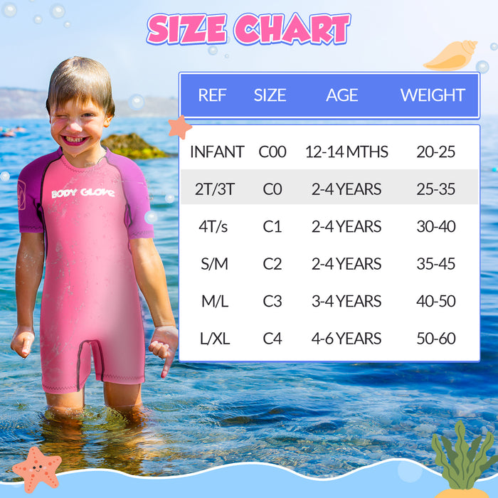 Body Glove Pro 3 Kids Wetsuit 2mm Children's Shorty Wetsuit