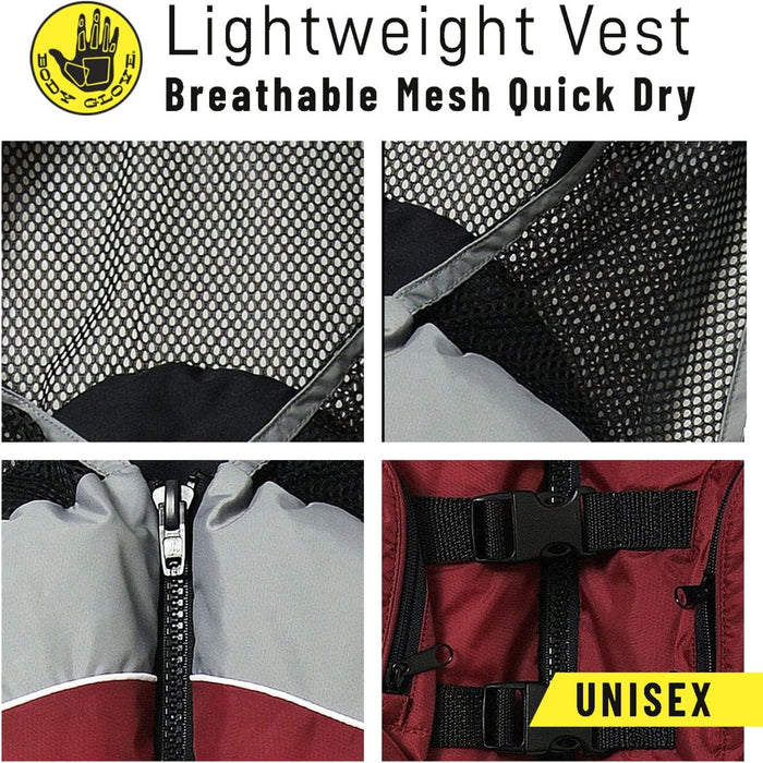 Body Glove Cove Unisex Adult Water Fishing Jacket Vest for Sports Boat Kayak Paddling Use
