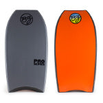 BZ Pro 40" Bodyboard, Crescent Tail Body Board with Zero-G Polypro Core 8LB H-Cell Deck Surlyn Slick Tru-Flex Mesh for Beach Surfing