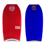 BZ Pro 41" Bodyboard, Crescent Tail Body Board with Zero-G Polypro Core 8LB H-Cell Deck Surlyn Slick Tru-Flex Mesh for Beach Surfing