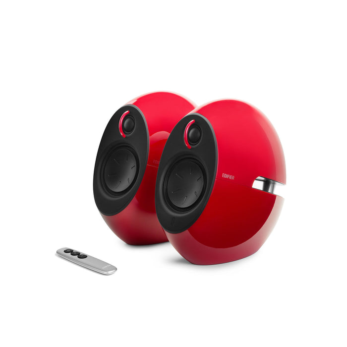 Edifier e25 Luna Eclipse Bluetooth 2.0 Speaker Set with Bass Radiators - Red