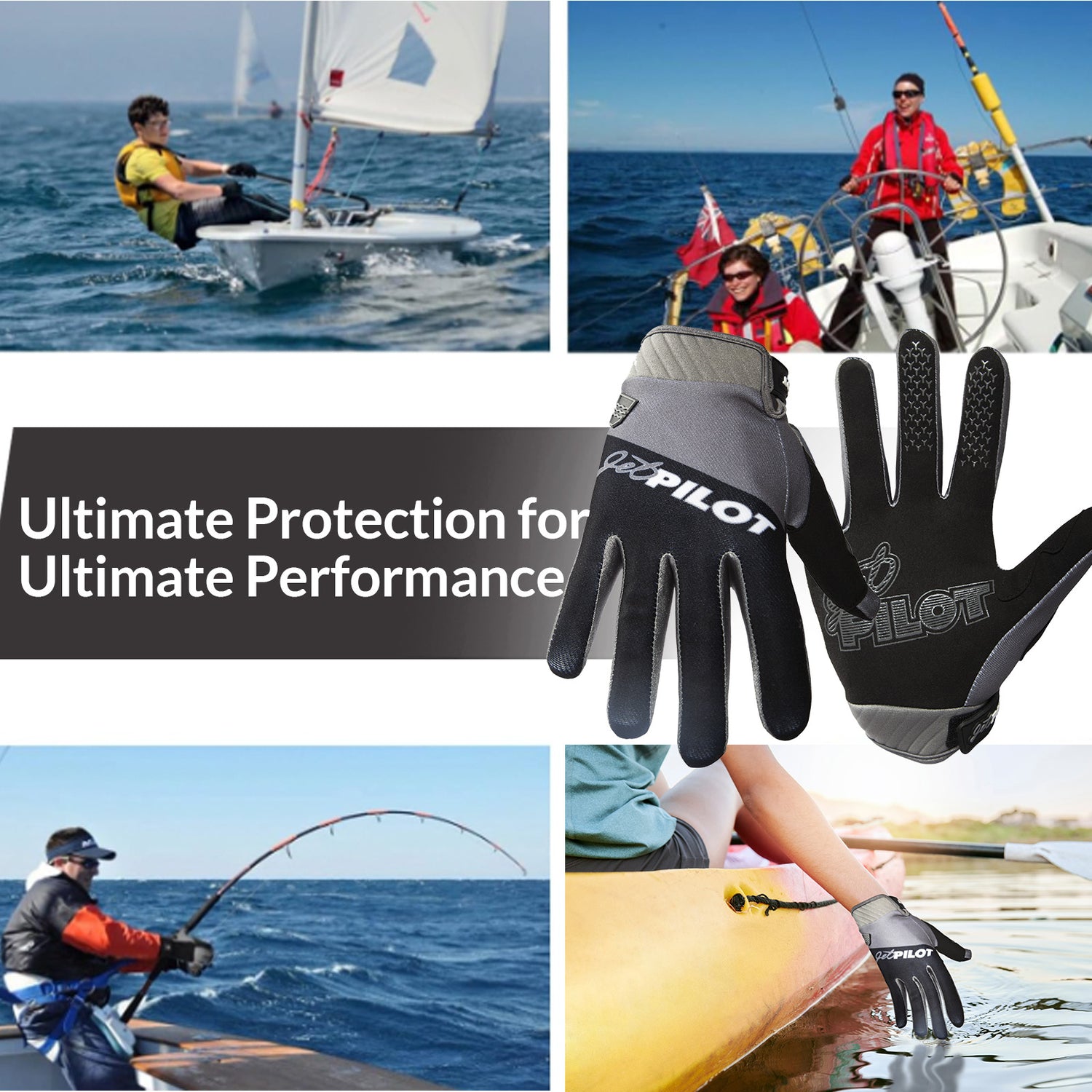 Elevated Water Sports Experience with Jet Pilot Vintage Class Full Finger PWC Gloves