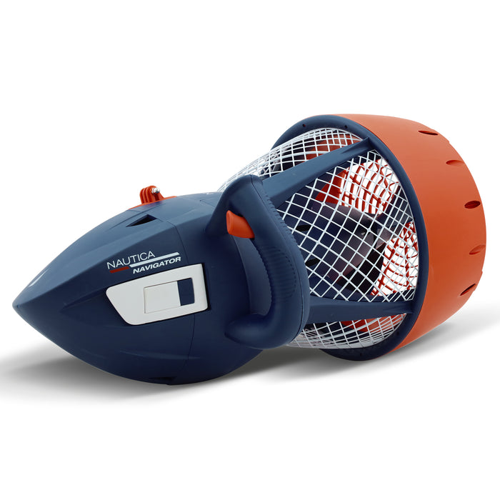 Nautica Navigator Underwater Seascooter with Action Camera Mount, Portable Aquatic Sea Scooter for Kids 8+ Adults Snorkeling Swimming Pool