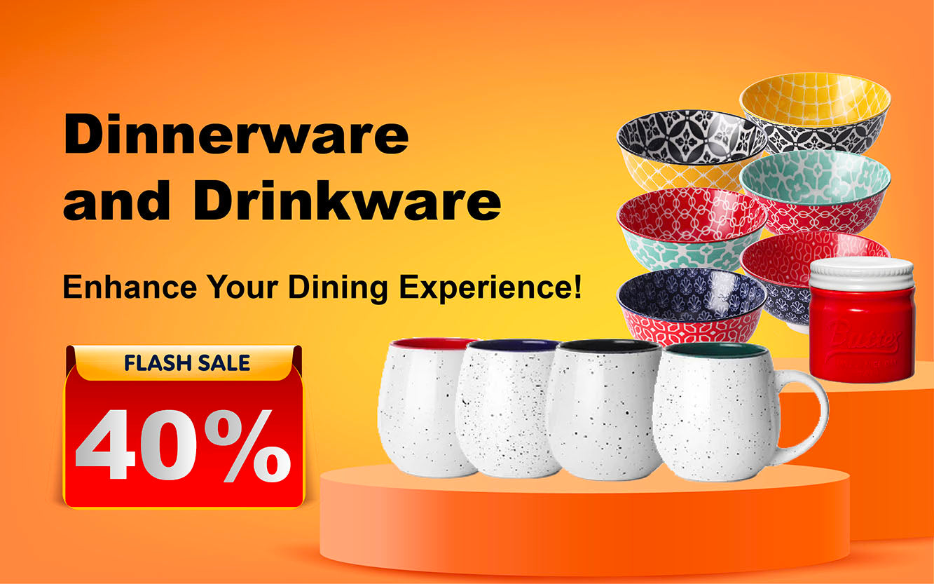 Dinnerware and drinkware