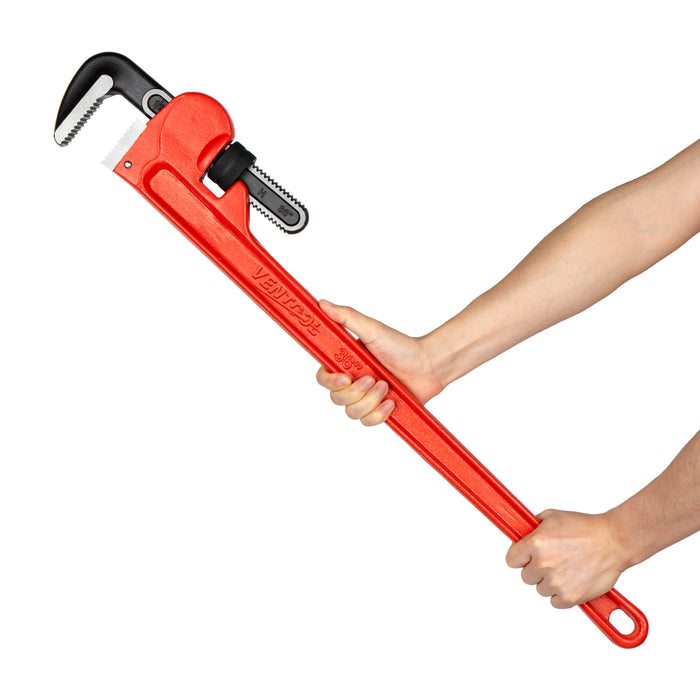 Ventool Heavy Duty Straight Pipe Wrench, 36 Inch (900mm)
