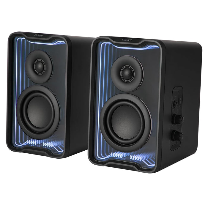 Edifier QR30 RGB Light Desktop Computer Gaming Speakers, 30W RMS