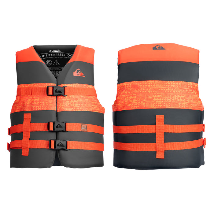 QUIKSILVER USCG Teen Life Vest for Boating, Fishing & Kayaking