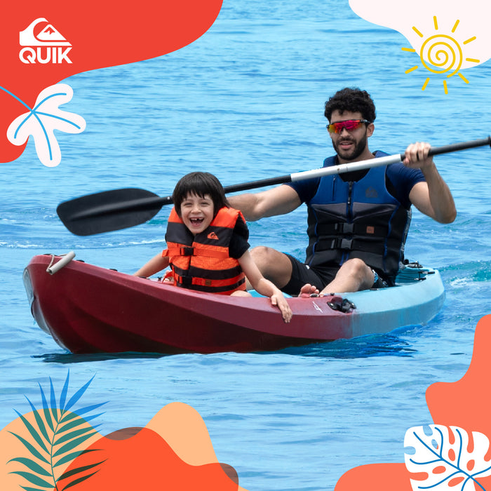 QUIKSILVER USCG Teen Life Vest for Boating, Fishing & Kayaking