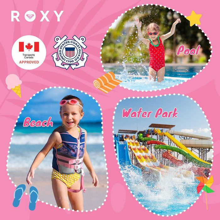 ROXY CGA Vest PFD for Children 33-55lbs, Boating, Kayaking & Fishing