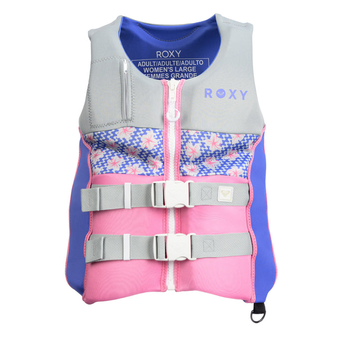 ROXY Women's Life Vest, USCG and Transport Canada Approved PFD, Evoprene Daily CGA Life Jacket, Personal Flotation Device for Boating Kayaking Rafting Fishing Water Sports