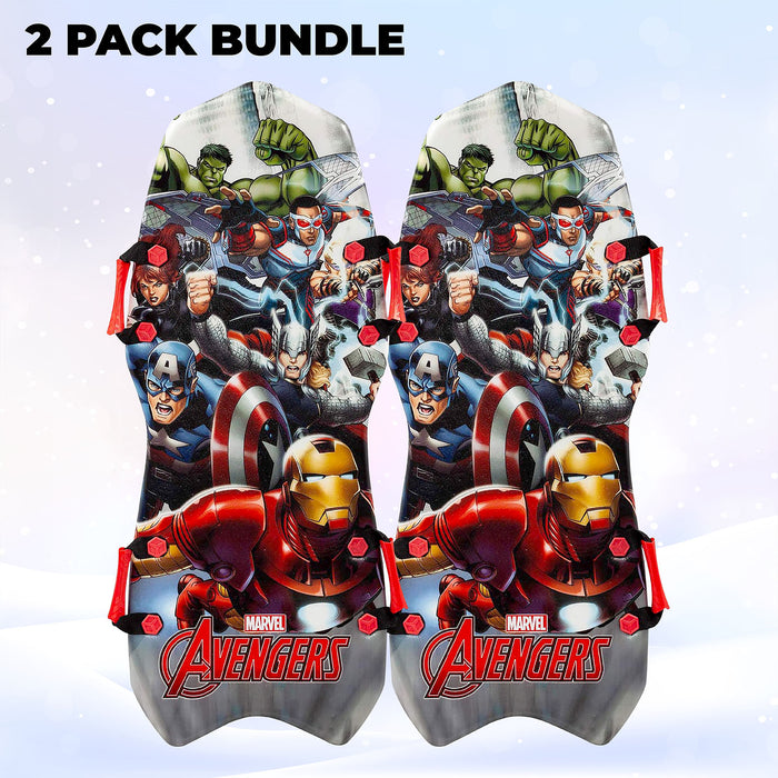 RYDR Marvel Classic Snow Sled (Avengers/Captain America/Spiderman pattern)