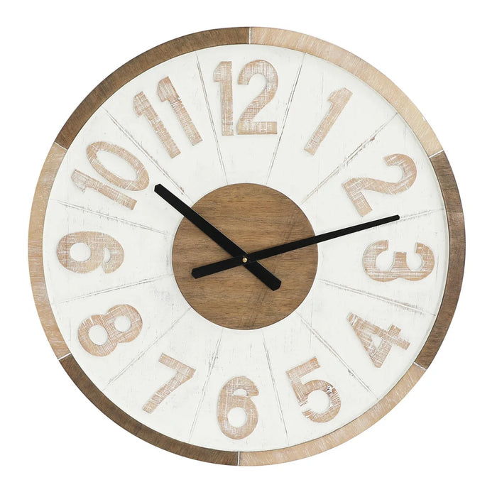 Solid Wood Wall Clock, 24"
