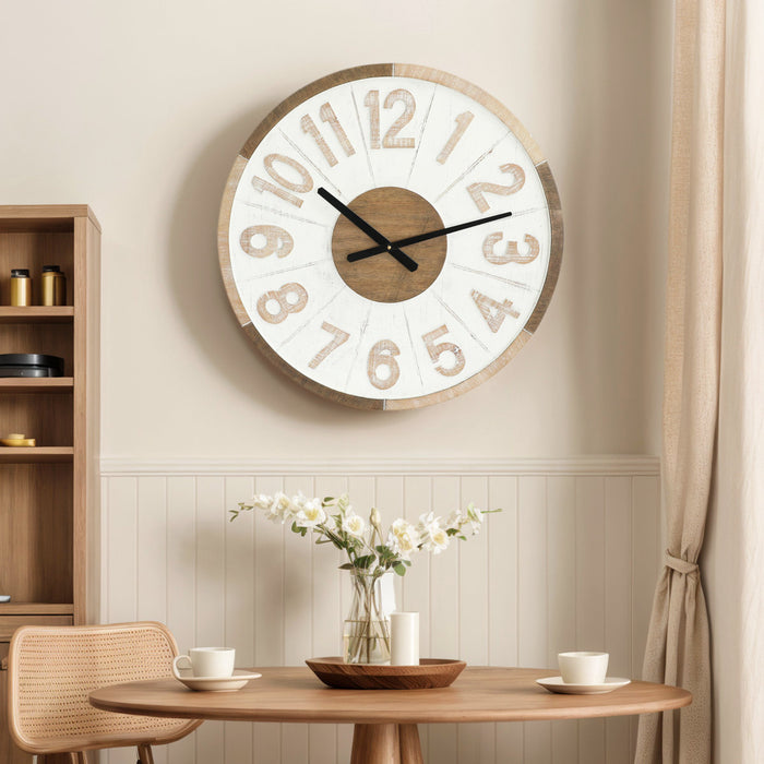 Stefans Solid Wood Wall Clock