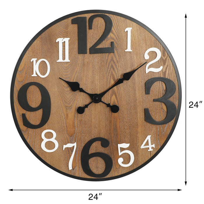 24" Wall Clock