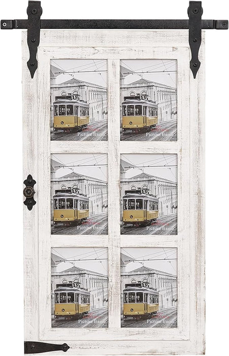 RiteSune Farmhouse 6-Opening 5x7 Wall Picture Frame