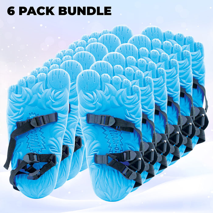 Wham-O Snowshoes - Giant Yeti Shaped Snow Shoes (Blue)