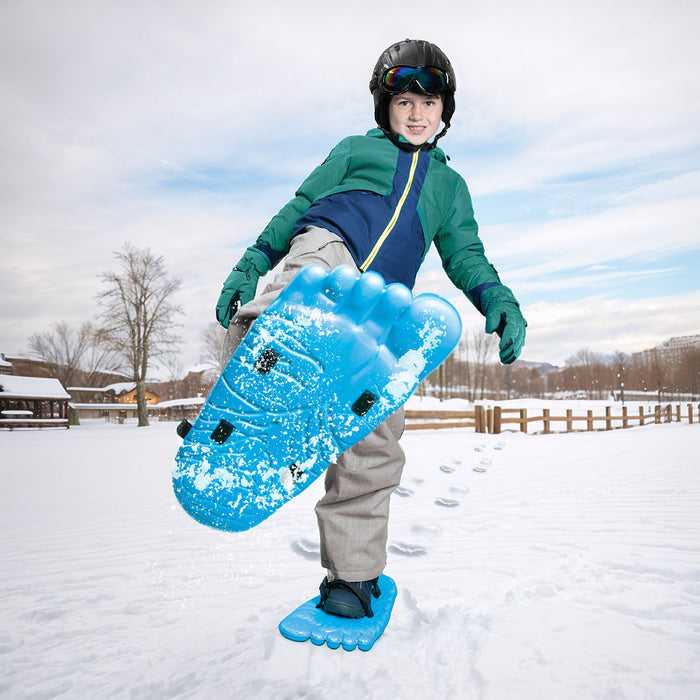 Wham-O Snowshoes - Giant Yeti Shaped Snow Shoes (Blue)