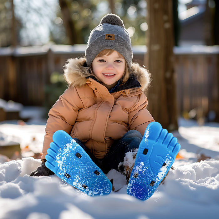 Wham-O Snowshoes - Giant Yeti Shaped Snow Shoes (Blue)