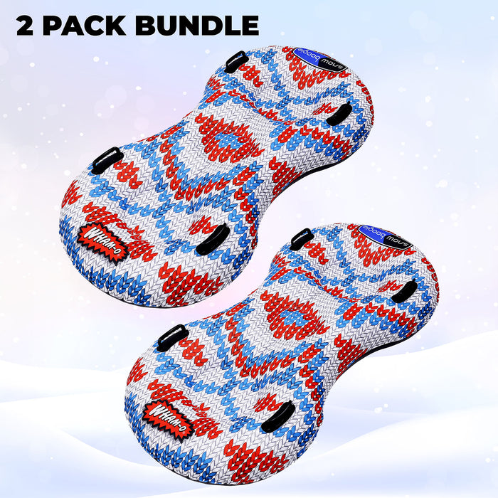 Wham-O Snowboogie 64" Super Double Snow Tube (Nordic Knit Pattern)