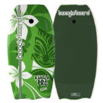 Wham-O BoogieBoard 36" Kahala Pro Bodyboard, Lightweight Body Board with Phuzion Core PE Deck HDPE Bottom Bat Tail, Wrist Leash Included, Great for Beginners Kids Teens Age 5+ - Blue