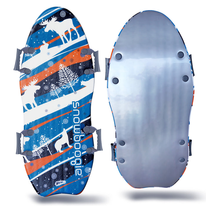 Wham-O Snowboogie Alpine Rocket 48" Double Rider Foam Snow Sleds (ELK pattern/ Ice cream pattern)