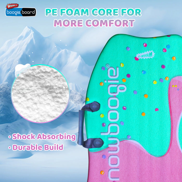 Wham-O Snowboogie Alpine Rocket 48" Double Rider Foam Snow Sleds (ELK pattern/ Ice cream pattern)